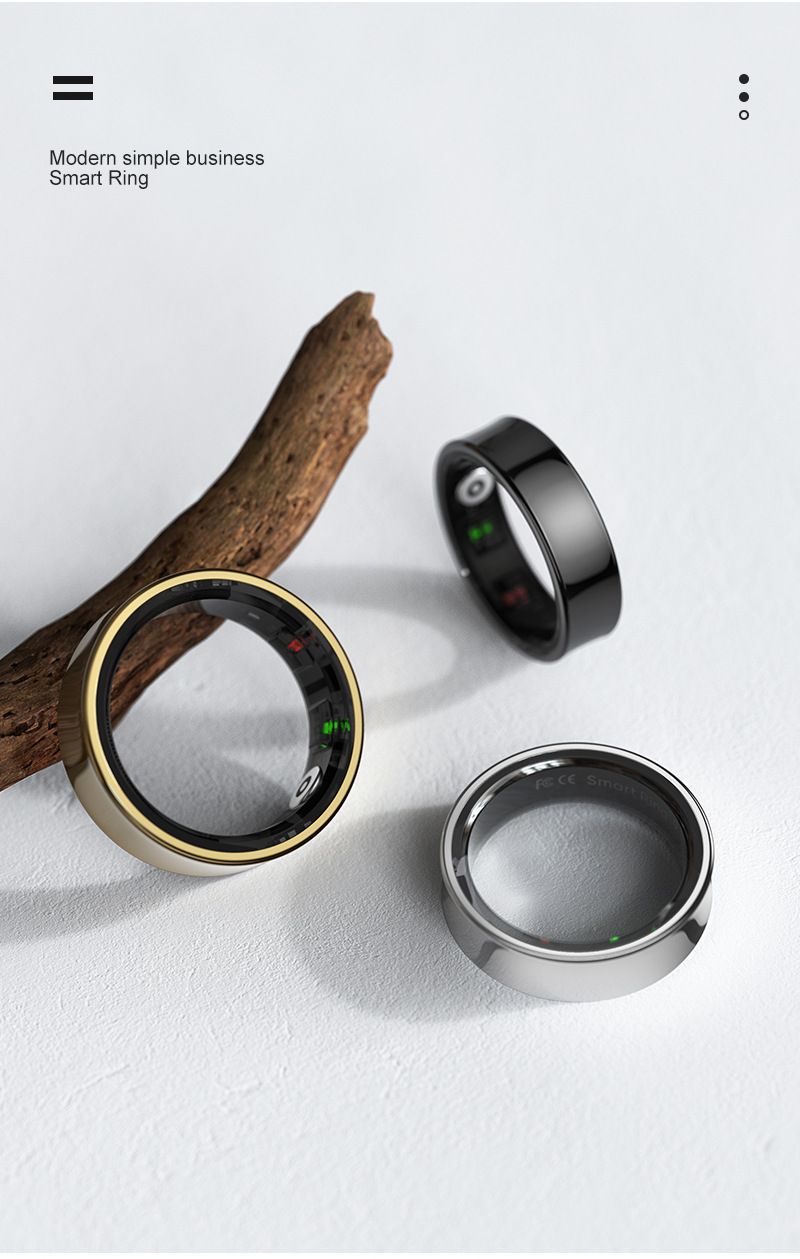 Rings R09 Smart Ring Sleep Skin Temperature Blood Oxygen Monitoring Gesture Control Ring Game_voghion.com