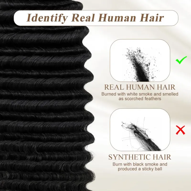 Extensiones de cabello humano Remy con cinta adhesiva de ondas profundas_voghion.com