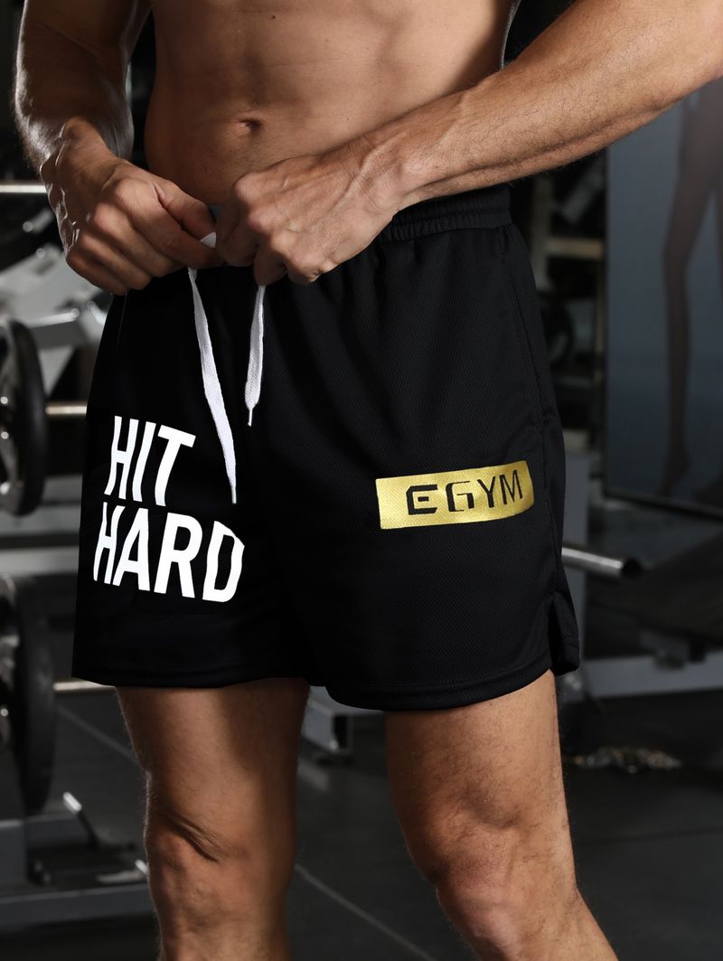 Men's Quick-Dry Workout Shorts For Gym Running & Training - Lightweight & Breathable Athletic Shorts With Stretch Fit - Summer Fitness & Boxing Shorts_voghion.com
