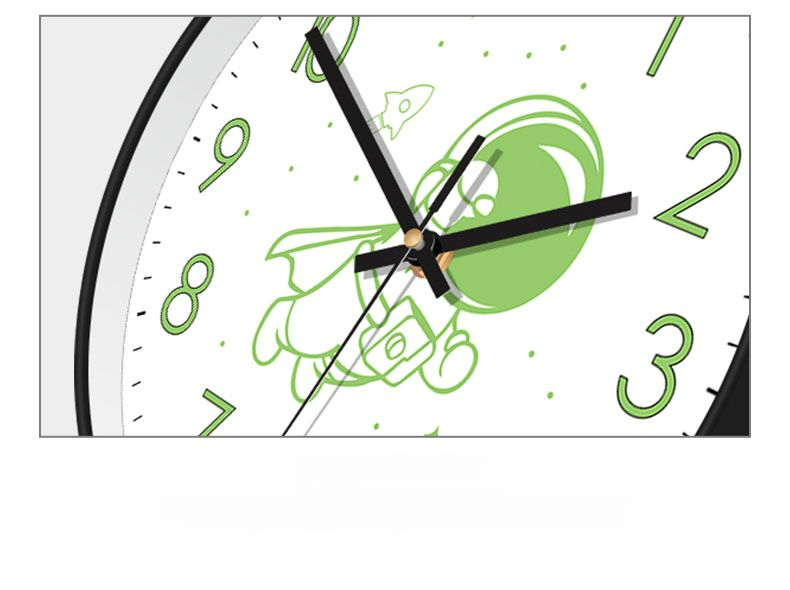 Orologio da parete luminoso personalizzato per soggiorno e camera da letto, orologio al quarzo, silenzioso, semplice, creativo e moderno_voghion.com