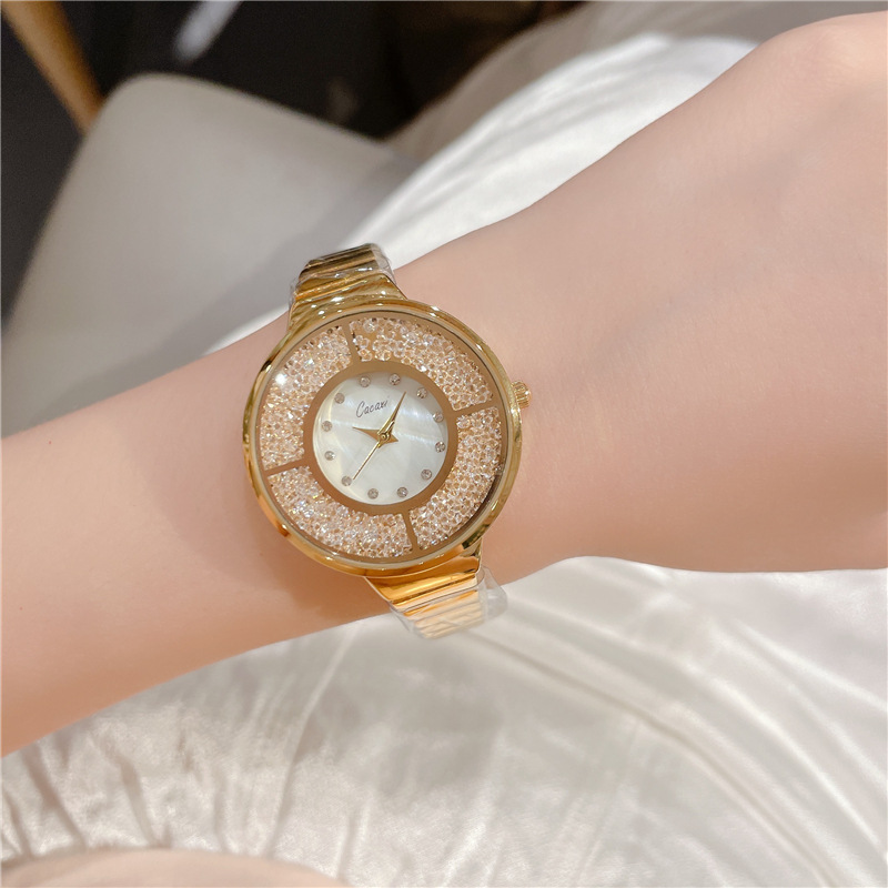 Cacaxi French quicksand design ladies watch quartz watch _voghion.com