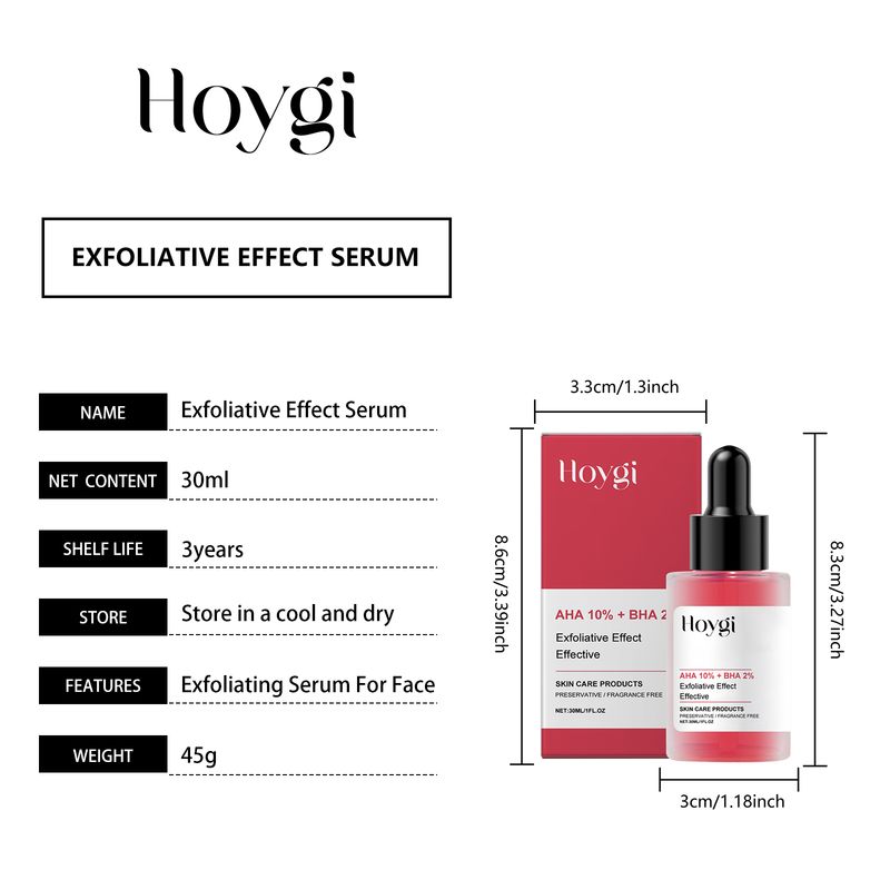 Hoygi Facial Essence, Moisturizing, Brightening And Moisturizing Facial Skin Exfoliating Gentle Cleansing Repair Essence_voghion.com