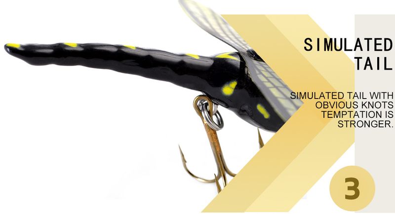 Esca artificiale Fish King Bionic da 7,5 cm, 6 g, tipo libellula, per acque superficiali, piccole onde, da strisciare_voghion.com