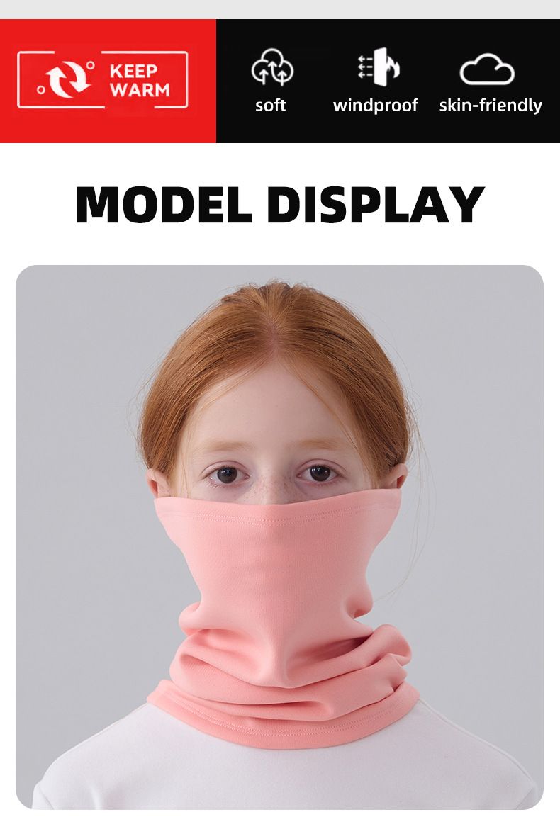 Felpa con cappuccio da ciclismo da uomo, alla moda, antivento, calda, con protezione integrale per il collo, maschera da sci, piccola sciarpa da donna, autunno inverno_voghion.com