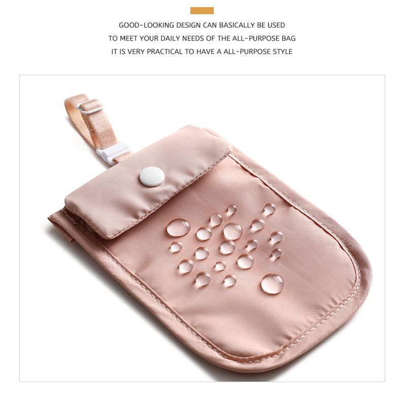 Portamonete in nylon, nuovo, comodo, ultra sottile, aderente, nascosto, per biancheria intima da donna_voghion.com