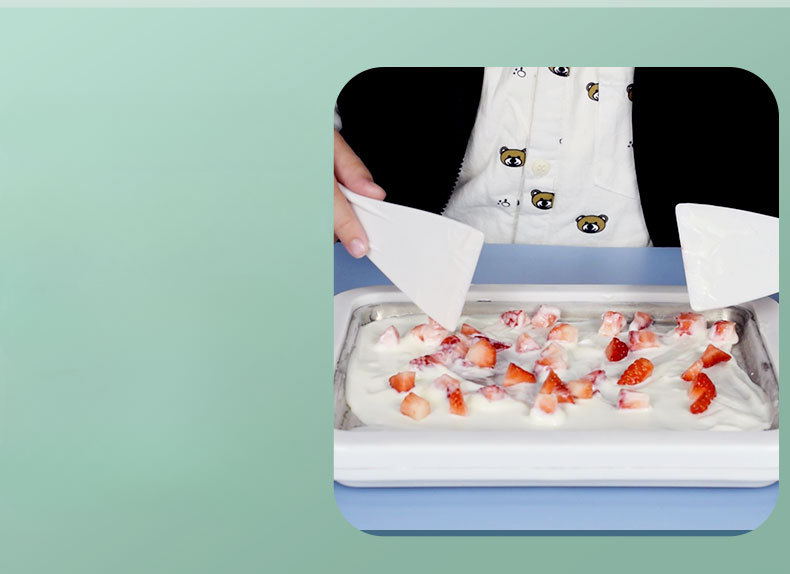 Nova casa iogurte verão mini pequena máquina de creme infantil aço inoxidável placa de gelo frito_voghion.com