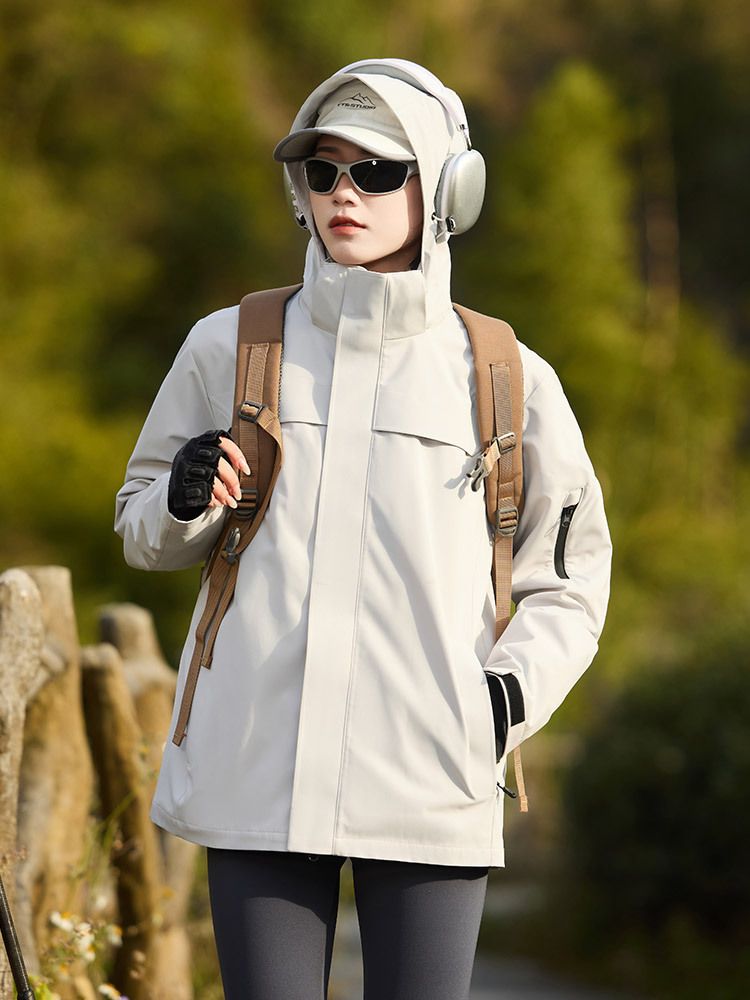 Veste de randonnée trois-en-un pour homme et femme, coupe-vent et déperlante, doublure intérieure amovible, nouvelle collection automne-hiver_voghion.com