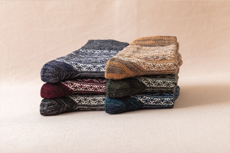 Calzini di lana da uomo invernali spessi più calzini caldi in velluto da uomo calzini da lavoro retrò lunghi calzini invernali in cotone calzini a tubo medio_voghion.com