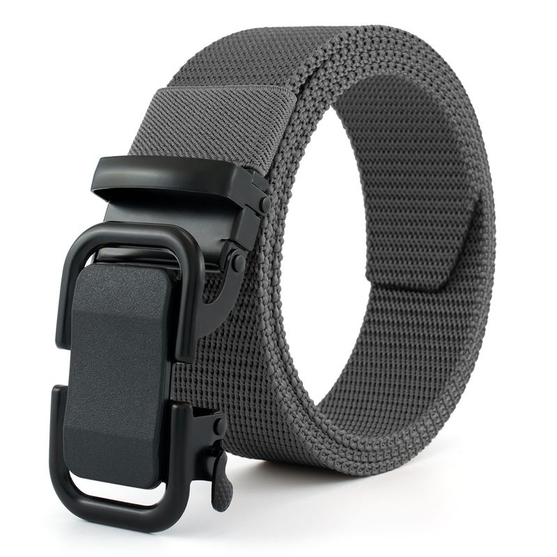 HOT Men's Ratchet Nylon Web Canvas Golf Automatic Buckle Waist Belt for Men Casual Work_voghion.com