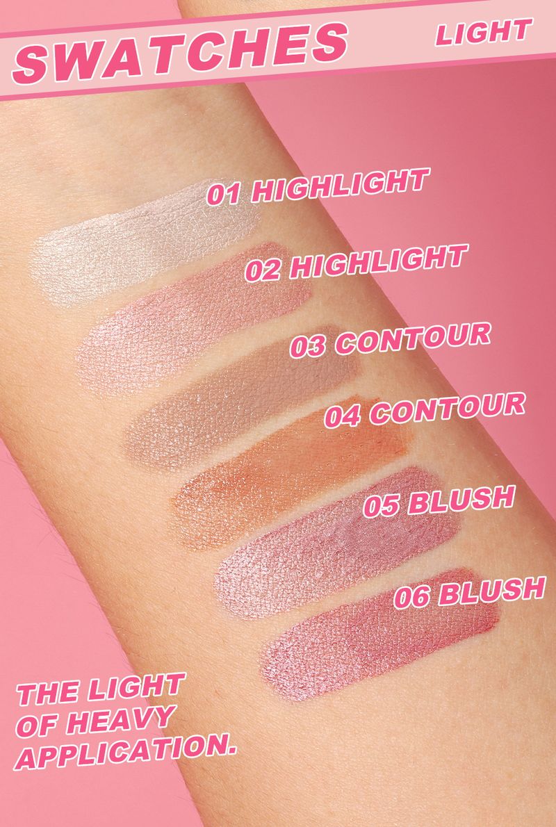 Blush YOUNG VISION Liquid Air Cushion Contouring Blush Highlighter Stick Pearlescent Delicate Blush Liquid Easy To Operate And Carry_voghion.com