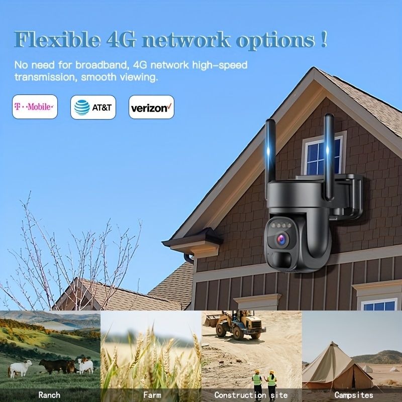 2K HD PTZ Night Vision Motion Detection, Two-Way Talk SD & Cloud Storage, 360 Degree Panoramic Surveillance, Outdoor/Indoor,_voghion.com