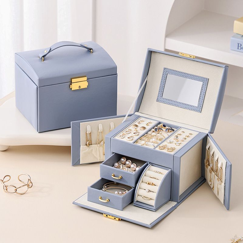 Home Opbergdoos Grote Capaciteit Sieraden Ring Oorbellen Sieraden Opbergdoos Grote Capaciteit Sieradendoos_voghion.com