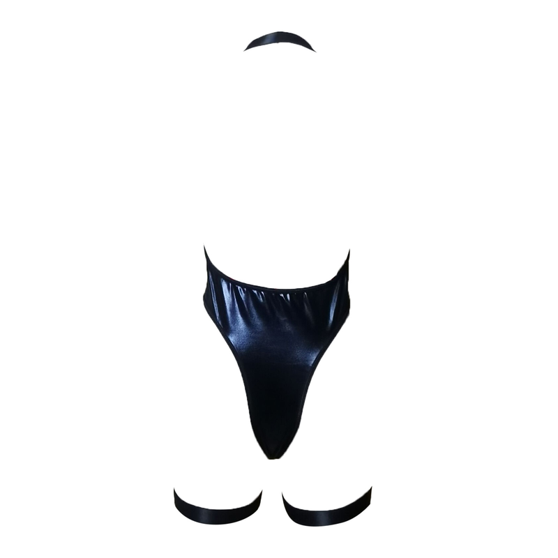 Sexy Dessous für Damen, Übergröße, Leder-Body, Damen-Unterwäsche, Wetlook, Latex, Teddys, Body, exotische Kostüme, Nachtwäsche_voghion.com