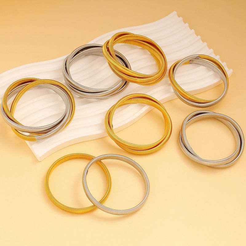 Set di gioielli da uomo, bracciale in acciaio inossidabile, orecchini e collare, in saldo, con cintura a gola d'oca._voghion.com