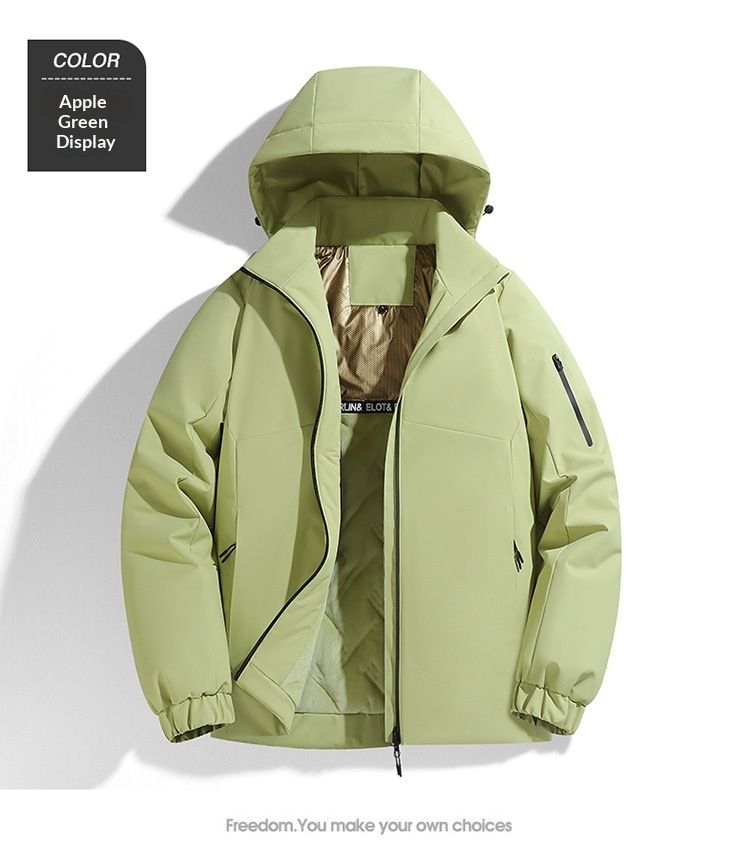 Nordmann 2025 Autumn Winter New Waterproof Windproof Warm Graphene Jacket Couple Men's Outdoor Cotton Coat_voghion.com