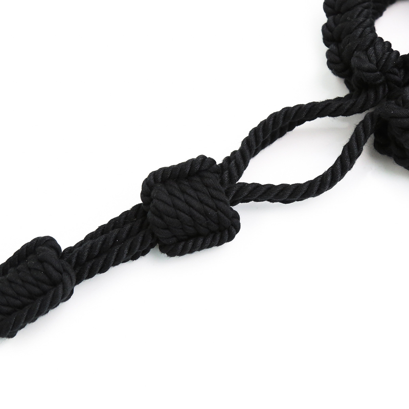 Sex Slave Bdsm Bondage Soft Rope Handcuffs with Chain Erotic Toys for Fetish Restraint Arm Adult Games SM_voghion.com