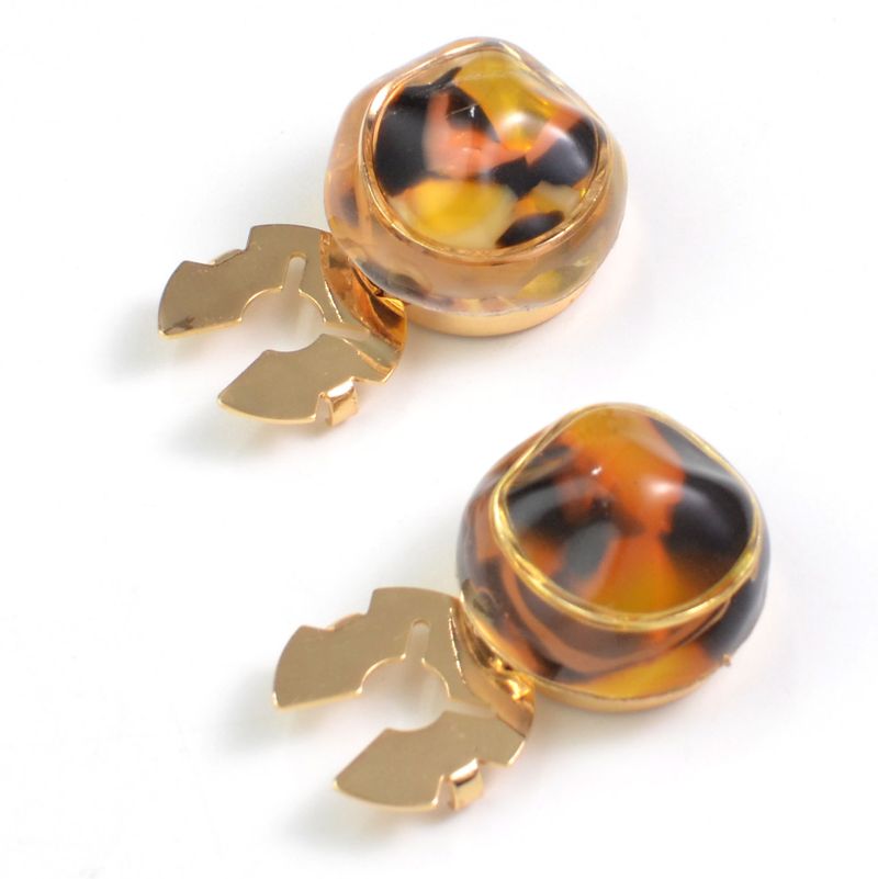 Copri gemelli per camicia con perle di ambra colorate, bottoni decorativi con diamanti, set di bottoni._voghion.com