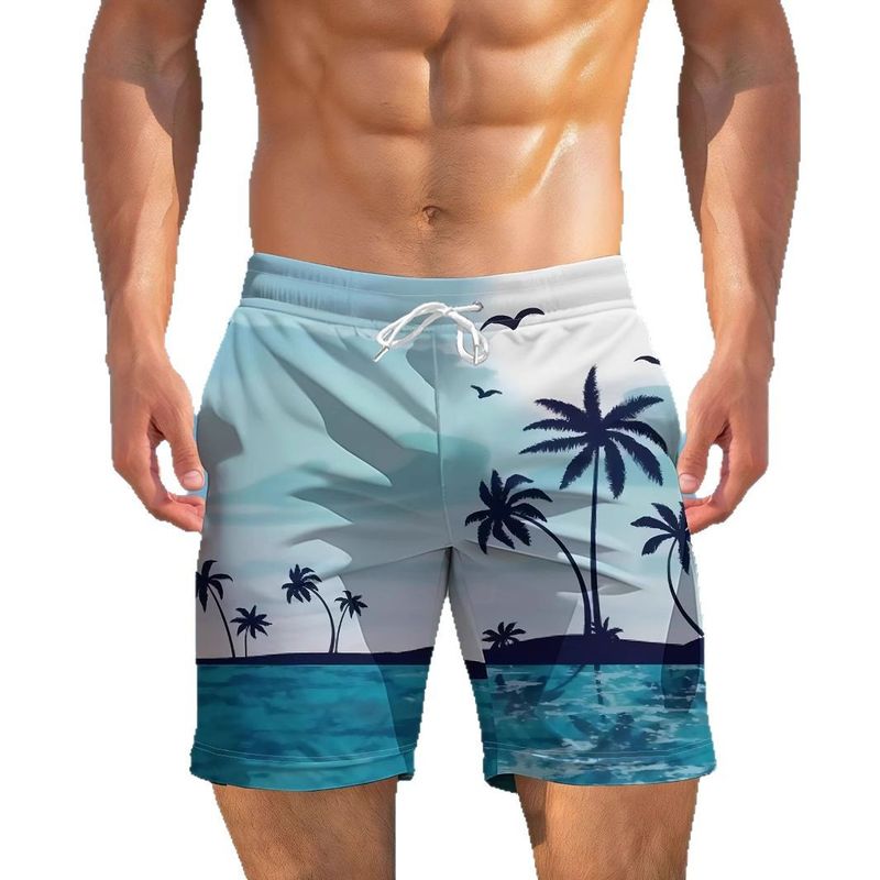 25-letnie nowe, męskie spodnie plażowe w stylu hawajskim, drukowane cyfrowo 3D_voghion.com