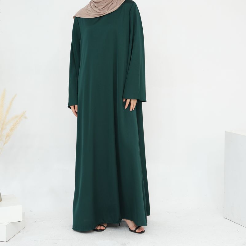 Damenbekleidung Mode Schlanke Taille Dubai Türkisch Elegantes Kleid_voghion.com