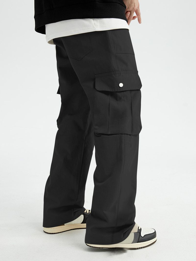 Herrenbekleidung Plus Size Casual Overalls Frühling und Herbst Neue Retro Lose Weite Bein Gerade Hose_voghion.com