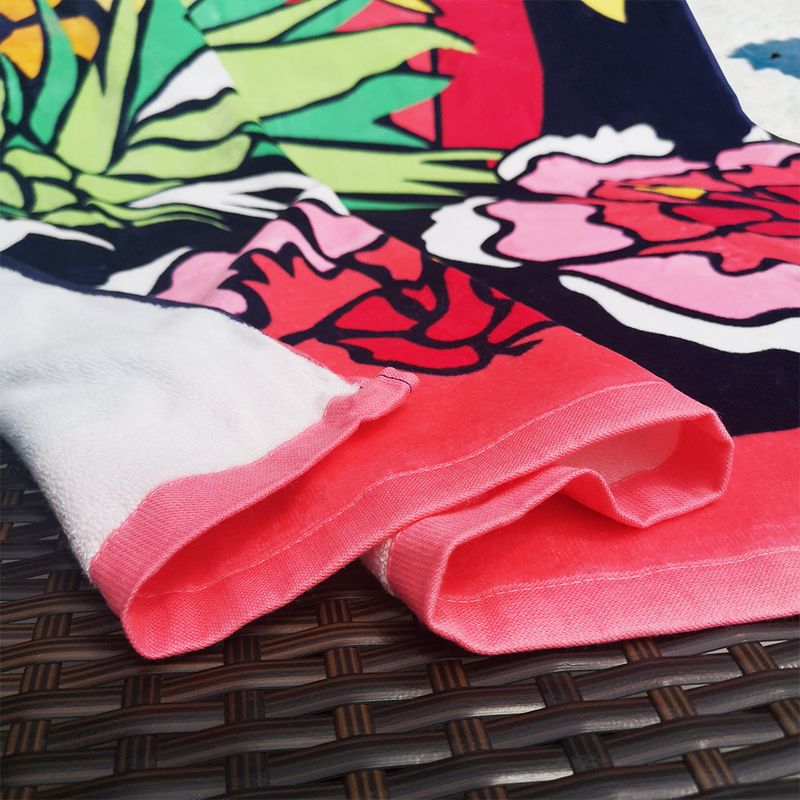 Thickened RYYD Pure Beach Printing Soft Water Absorbent Enlarged Swimming Cotton Bath Towel 170*85 170*85 170*85 170*85_voghion.com