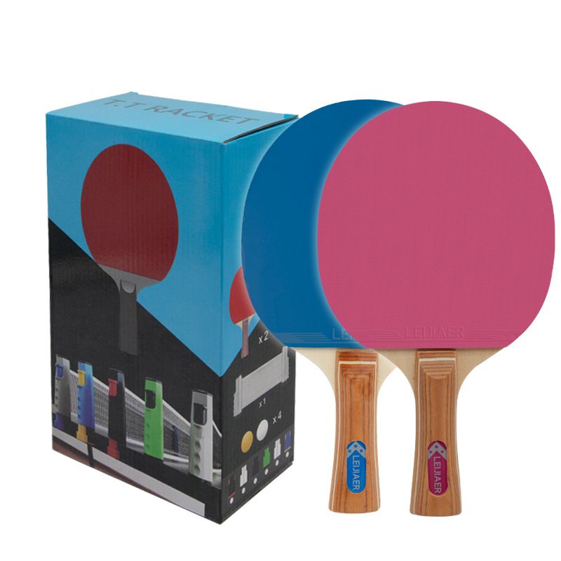 Heißer Verkauf Bunte Boxed Automatische Versenkbare Net Rahmen Tischtennis Schläger Set Zwei Schläger Vier Bälle_voghion.com