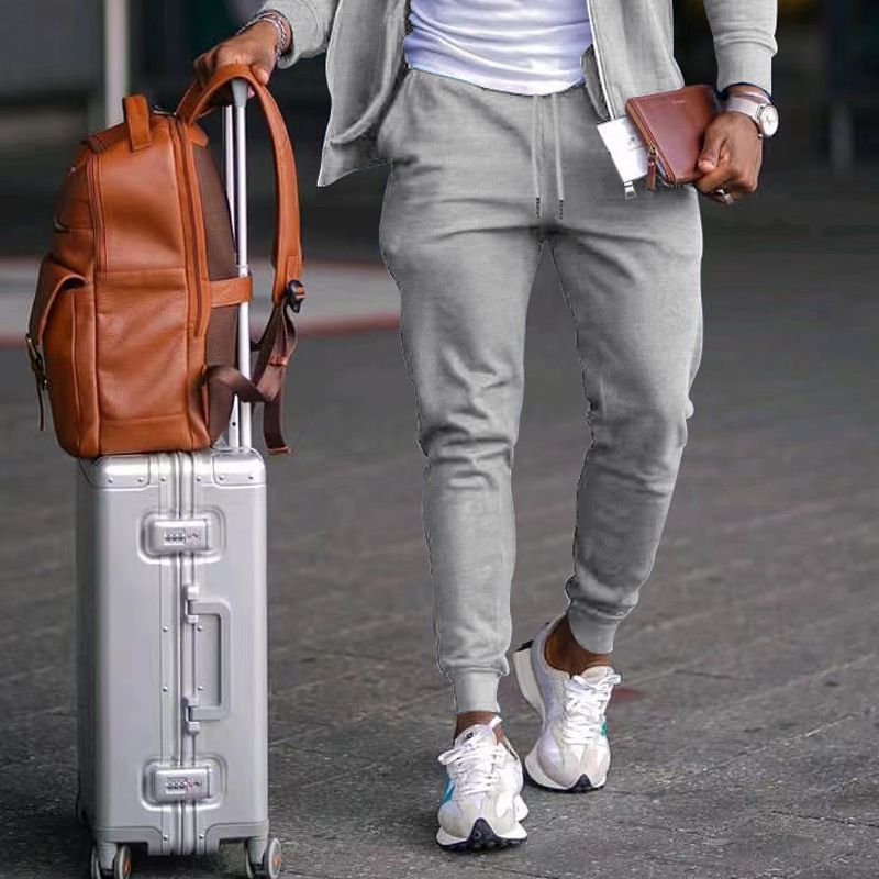 Pantalon de jogging décontracté pour homme, multicolore, polyvalent, ample, pour le sport en plein air, nouvelle collection automne 2023_voghion.com