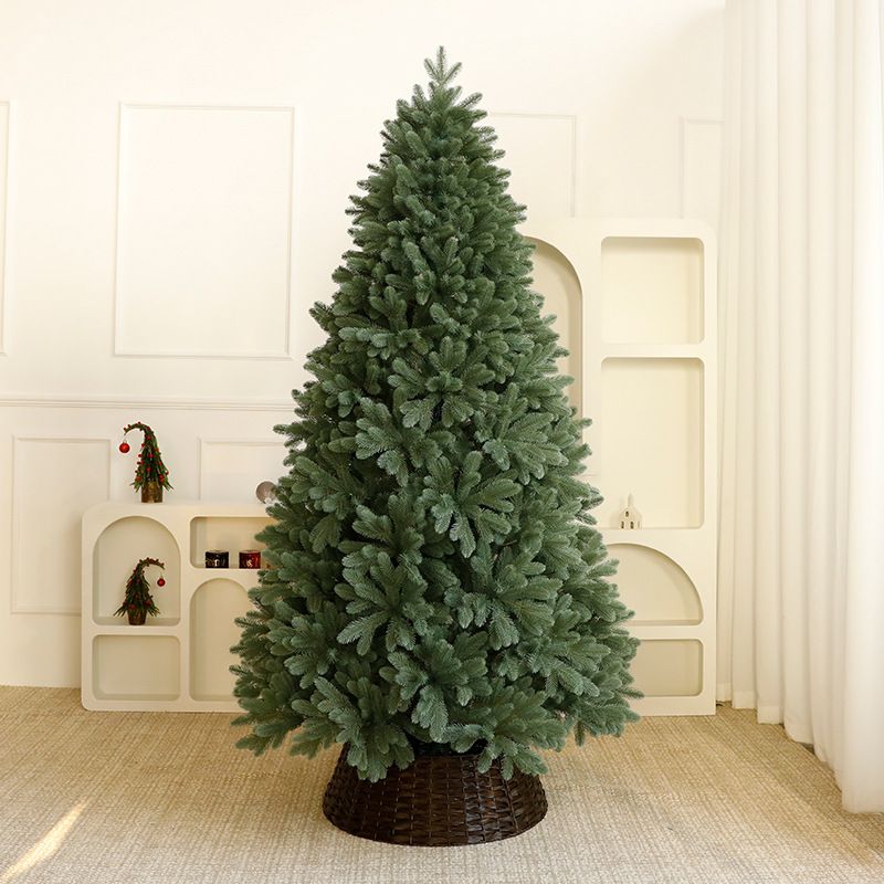 180cm Auto-Shaped PE Christmas Tree – Premium 3D Tri-Branch Design With Realistic Foliage (Standing Floor Decor, Multiple Color Options)_voghion.com