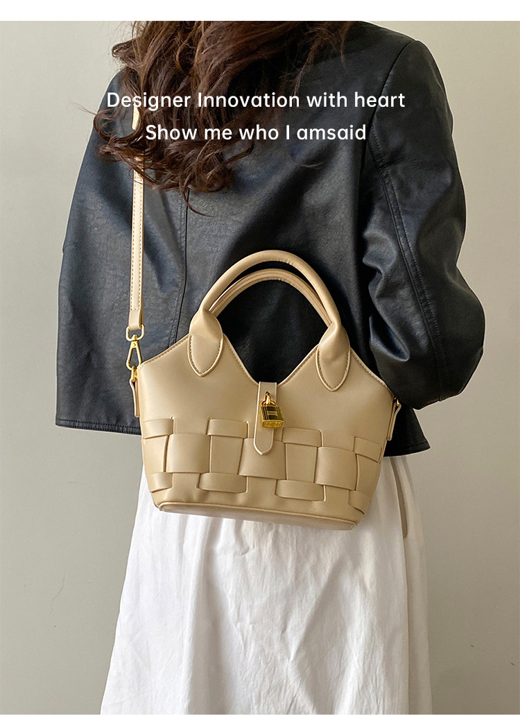 Borsa a tracolla di alta qualità, borsa a secchiello vintage, borsa tote in tessuto occidentalizzato, borsa sotto le ascelle alla moda, borsa da donna leggera di lusso_voghion.com