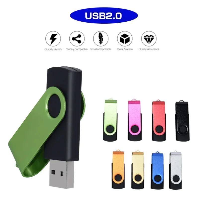 2.0 64GB USB Flash Drive 16GB Pendrive 32GB On Key USB Stick 4GB 8GB External Storage Memory_voghion.com