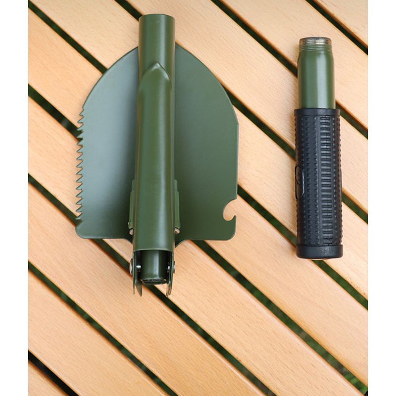 Outdoor Gear Camping Spaten 4-in-1 Multifunktionale Militär Angeln Klapp Eisen Schaufel_voghion.com