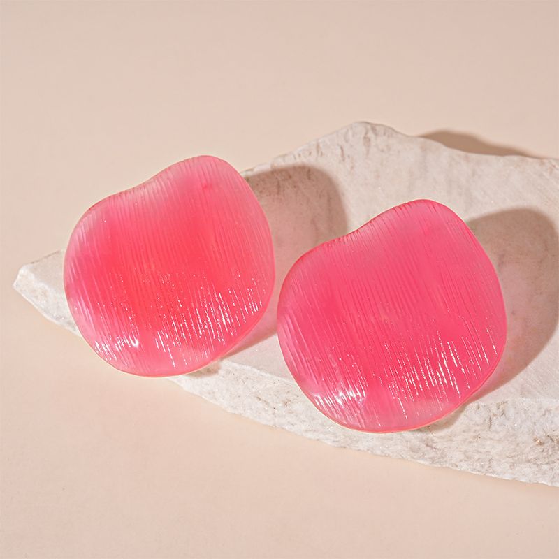Orecchini a bottone colorati in resina con gamberetti e chip, di alta qualità, per donne, personalità di nicchia, gioielli per le orecchie esagerati_voghion.com