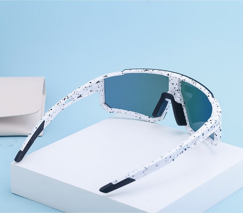 Polarisierte Sonnenbrille mit quadratischem Rahmen für Herren, winddichte Sonnenbrille zum Reiten im Freien_voghion.com