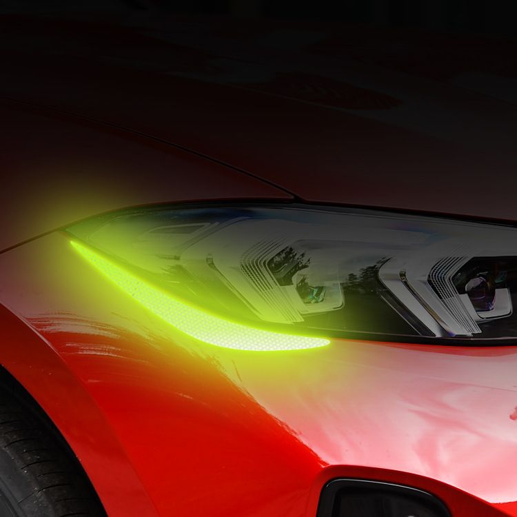 Especialmente para faróis de carro decoração capô luzes sobrancelha adesivos adesivos de carro modificação criativa personalidade adesivos reflexivos à prova d'água_voghion.com