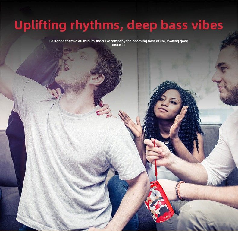 【Wysoka jakość】 Bezprzewodowy subwoofer Bluetooth S32 do użytku na zewnątrz, nowy mały głośnik_voghion.com