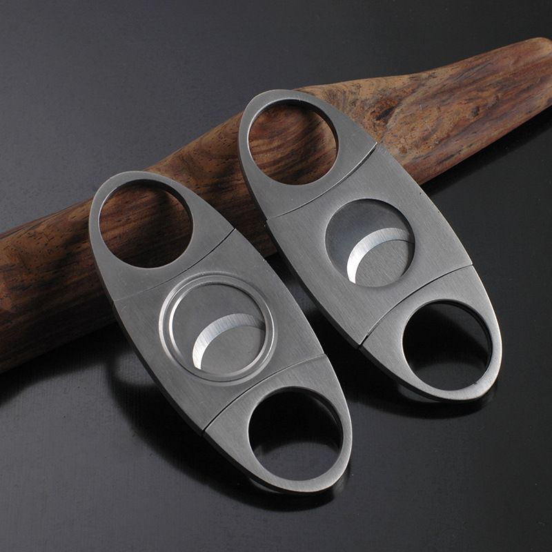 Forbici per coltelli a doppio taglio in acciaio inossidabile Lillian, accessori creativi per sigari, tagliasigari personalizzabili_voghion.com