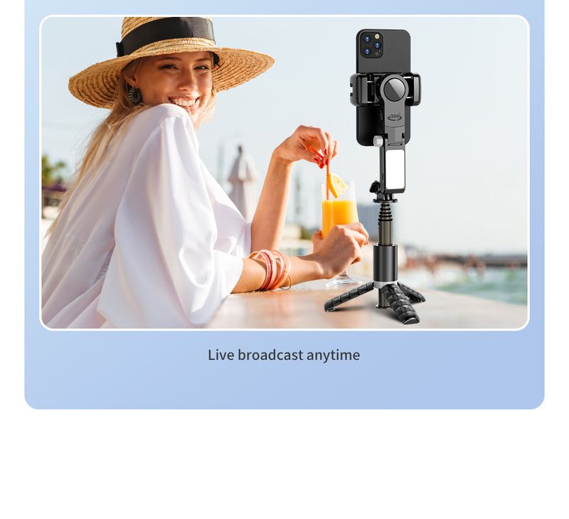 Selfie Stick Phone Gimbal Stabilizer For IPhone Android Action Camera Tripod Cellphone Mobile Cell Smartphone Handle_voghion.com