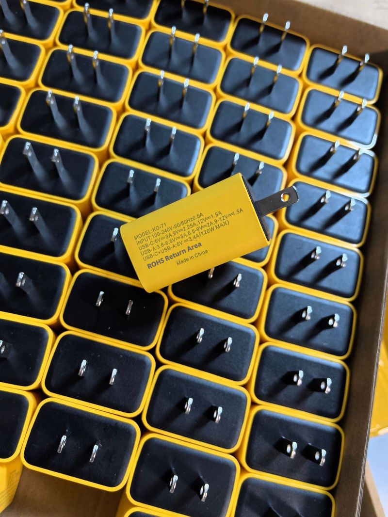 Cross-Border 120W USB + Dual PD Multi-Port US EU UK Standard Fast Charging Head Mobile Phone Charger_voghion.com