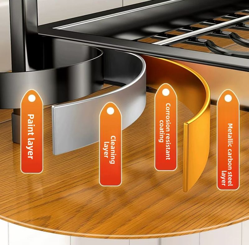 Kitchen Dish Sink Bowl Chopsticks Plate Storage Countertop No Installation Required With Drainage Cup Knife Fork_voghion.com