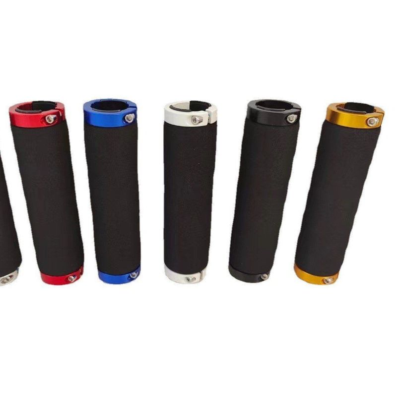 Universal-Gummi-Anti-Rutsch-Mountainbike-Fahrradgriff, doppelseitige Verriegelungs-Lenkerabdeckung, Ausrüstung_voghion.com