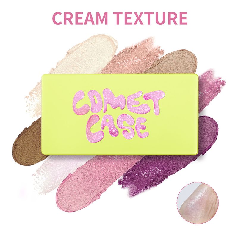 Lakerain 8-Color Cream Highlighter Palette - Face & Eye Highlighter, Contour & Blush, Buildable Shimmer, Travel-Friendly, Vegan & Cruelty-Free_voghion.com