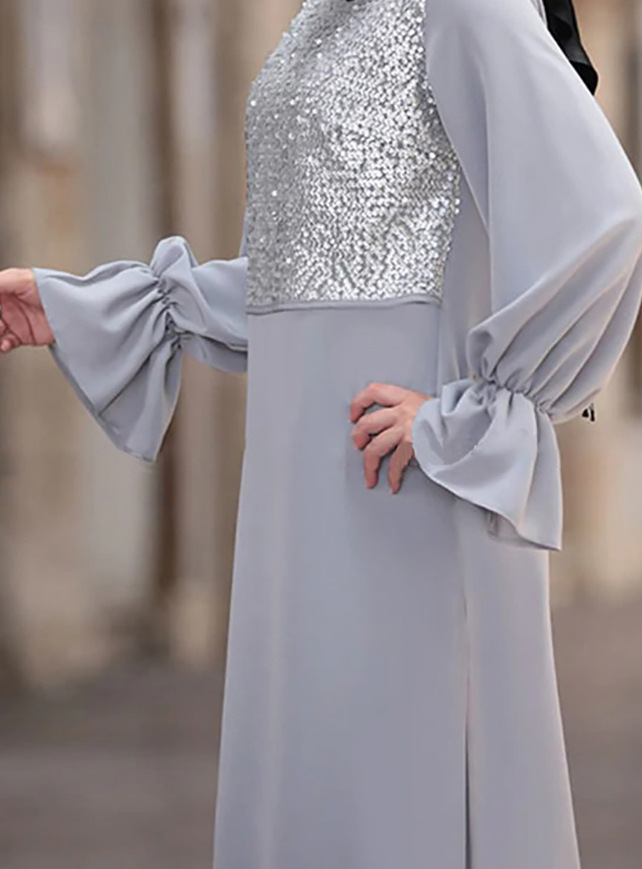 Women's fashion suits export Turkish style sequined two-piece dress_voghion.com