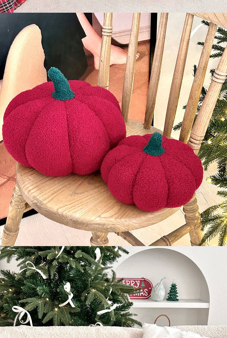 Cuscino di peluche a forma di zucca, cuscino per divano a forma di zucca, regalo per bambini di Halloween_voghion.com