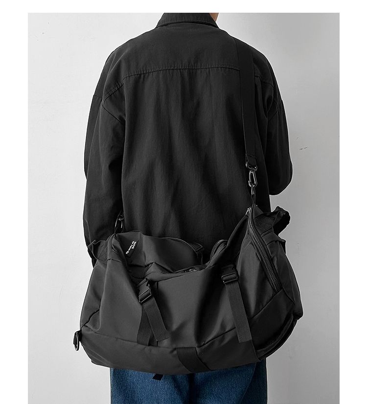 Sport Fitness Single Shoulder Crossbody Dual-Use Große Kapazität Arbeitskleidung Wasserdichter Rucksack Wandern Laptoptasche_voghion.com