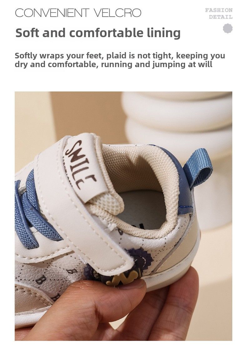 Scarpe per bambini, suola morbida, autunno, scarpe singole leggere, superficie in pelle, asilo, uomo e donna, antiscivolo, chiamate scarpe per bambini_voghion.com