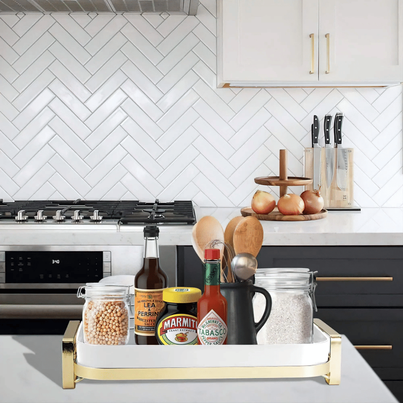 Dish Drying Rack For Kitchen Counter,Dish Drainers With Utensil Holder, Cups Holder,Extra Drying Mat_voghion.com