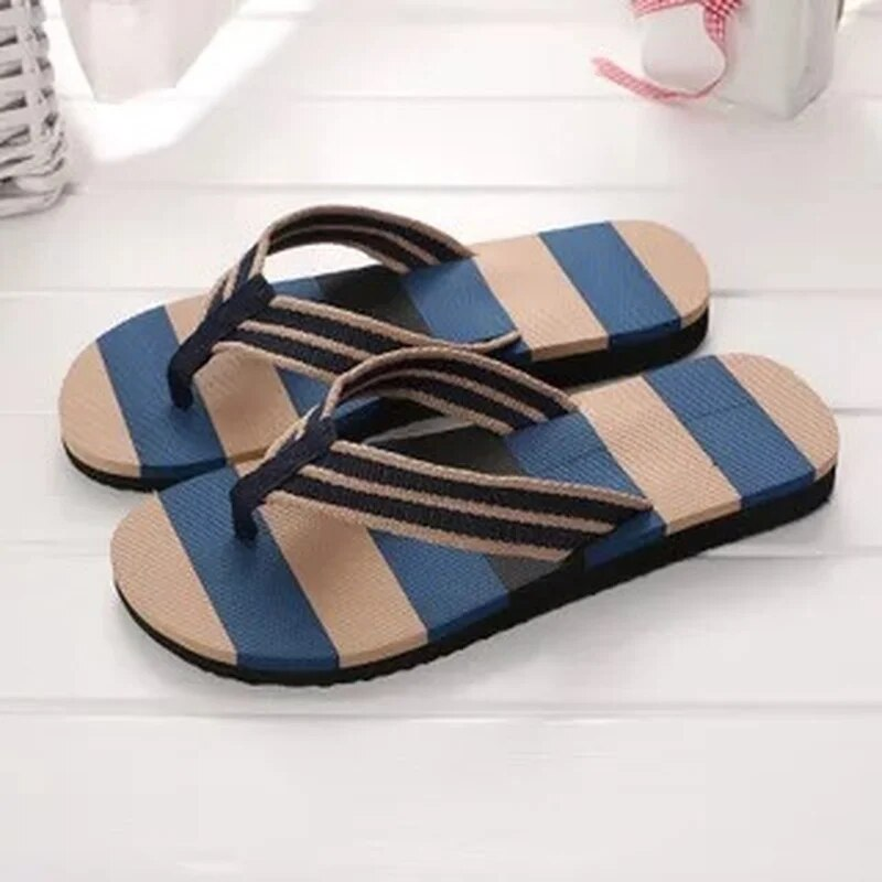 Nya Herrtofflor Herr Sommar Blandade färger Sandaler Herrtofflor inomhus och utomhus Flip Flops Casual strandskor för man_voghion.com