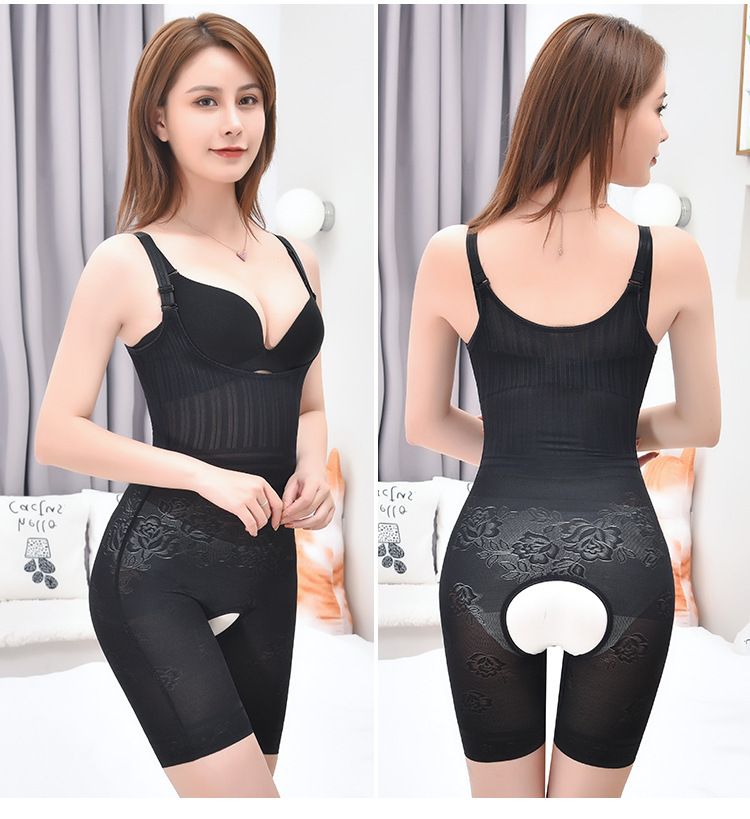Shapewear Bodysuit Sleeveless Thin Flat Angle Crotch One Piece Body Shaper For Postpartum Abdomen And Hip Lifting Body Shaping Waist Corset_voghion.com