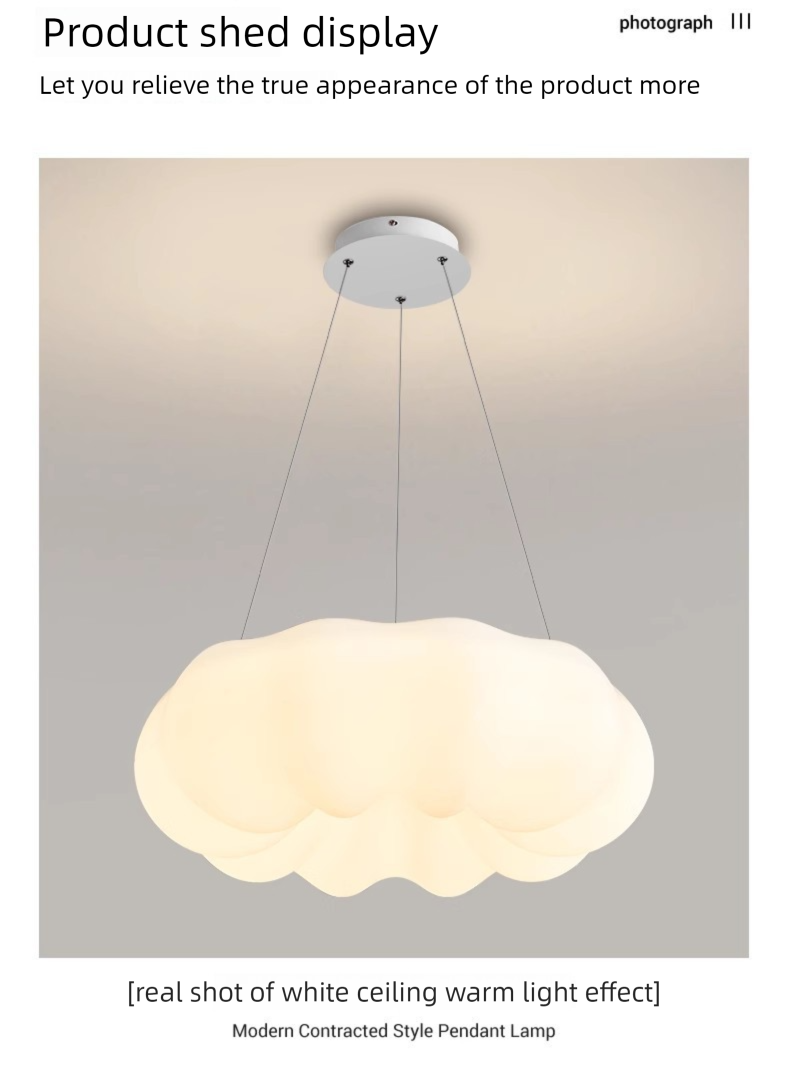 Internet-Berühmtheit Kürbis Decke LED Lampe Creme Stil Master Schlafzimmer Runde Einfache Kindergarten Kinderzimmer Licht_voghion.com