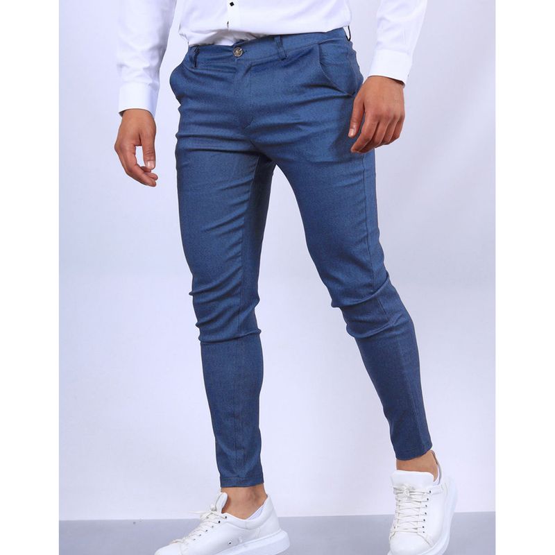 Solid Color Business Slim Men's Pants Banquet Attendance Daily Office Versatile Pants Four Seasons Comfortable_voghion.com